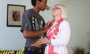 Huge All-natural Mounds Grandmother Can’t Fight Back Her Dream For Big Black Cock